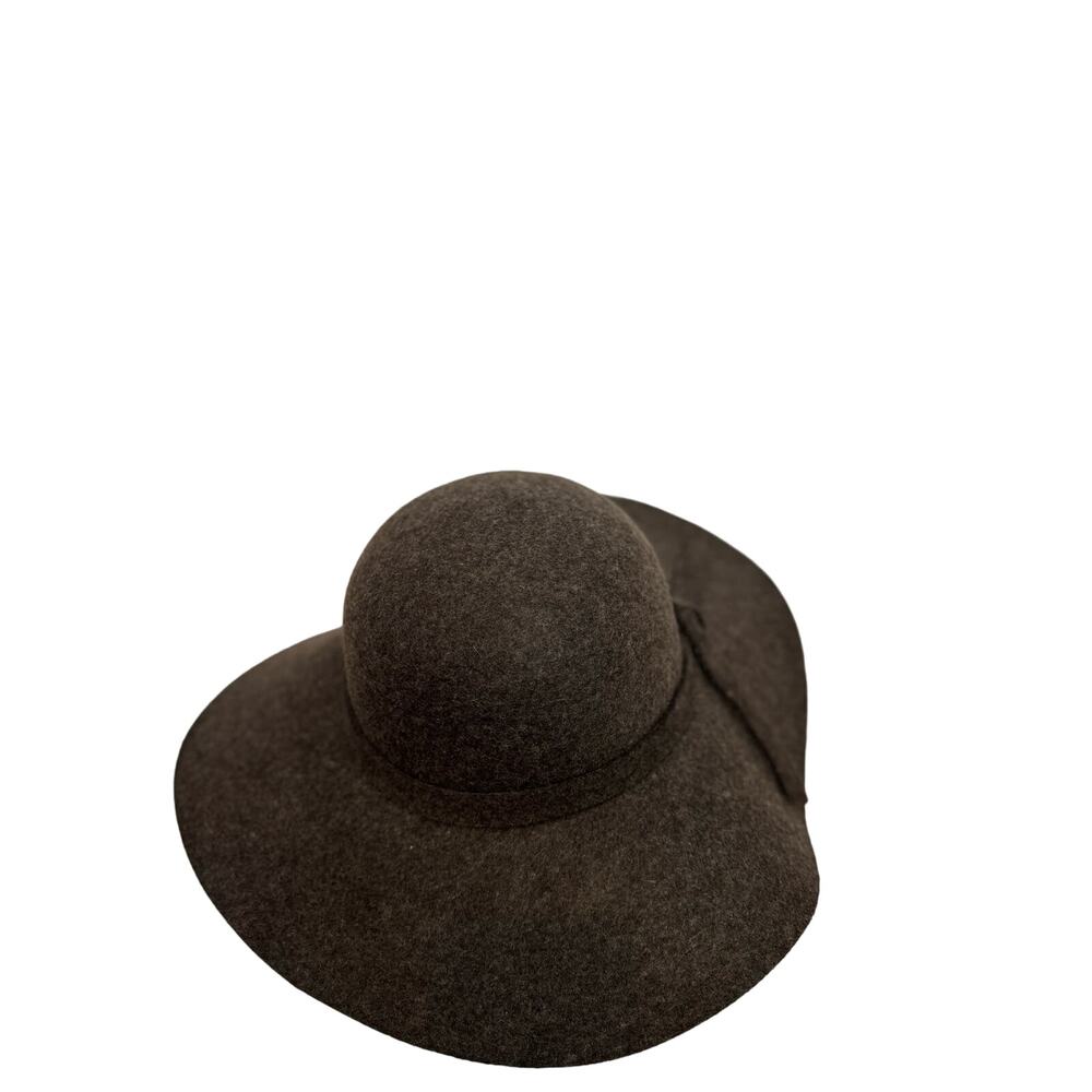 Adora Women’s 100% Wool Floopy Hat with Bow - Picture 3 of 5